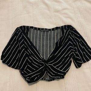 Stripe crop top